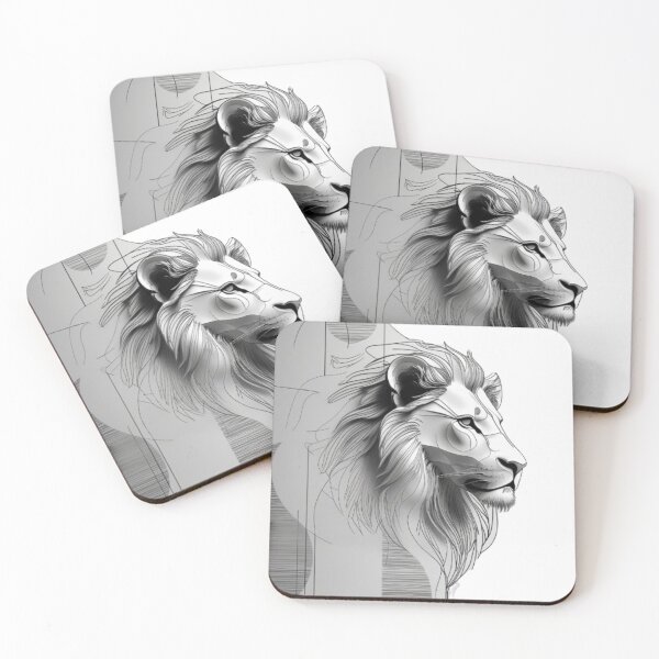 Item preview, Minimalist Lion Head designed and sold by ksx23Design.
