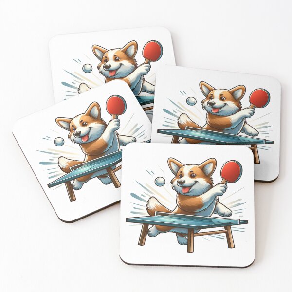 Item preview, Corgi Table Tennis Star designed and sold by QuirkySpark.