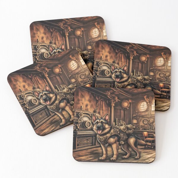 Item preview, German Shepherd Steampunk  designed and sold by NikkiBear67.