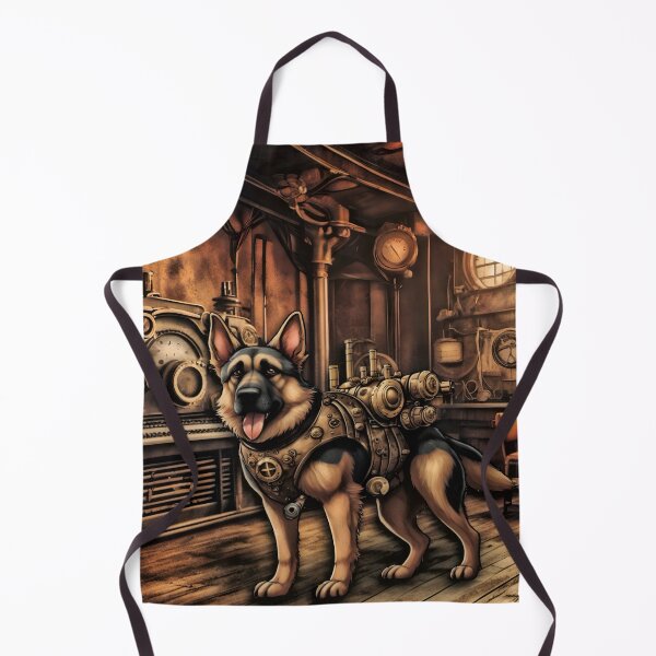 Item preview, German Shepherd Steampunk designed and sold by NikkiBear67.