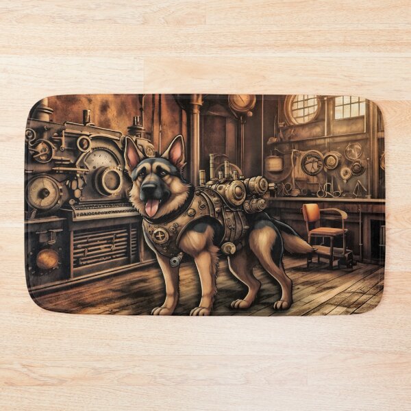 Item preview, German Shepherd Steampunk  designed and sold by NikkiBear67.