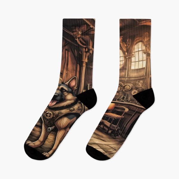 Item preview, German Shepherd Steampunk  designed and sold by NikkiBear67.