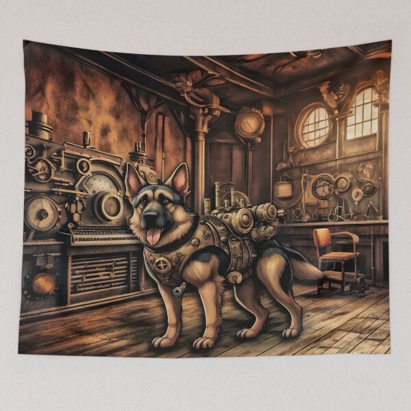 Item preview, German Shepherd Steampunk  designed and sold by NikkiBear67.