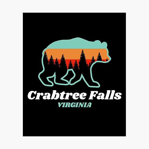 Item preview, Crabtree Falls Hiking Camping Vacation Gift designed and sold by Guarddogdrive.