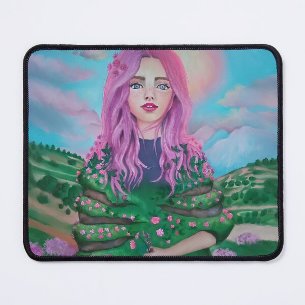 Item preview, Girl with flowers designed and sold by vespertine4u.