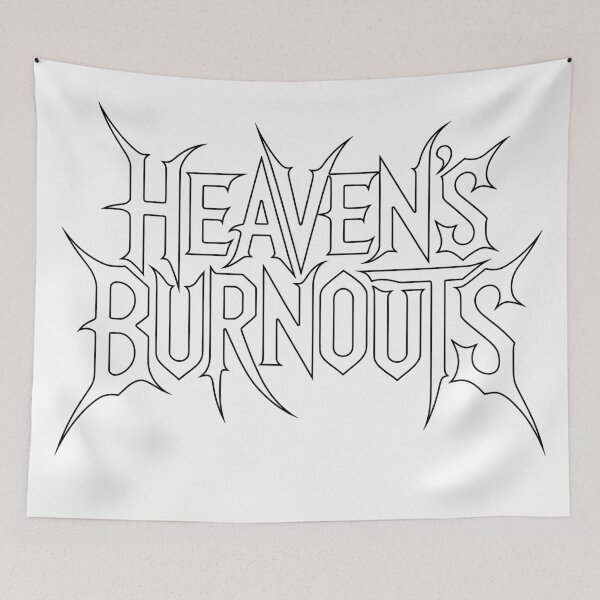 Item preview, Heaven’s Burnouts Metal Band Logo – Gothic Rock Emblem T-Shirt designed and sold by AP_1979.