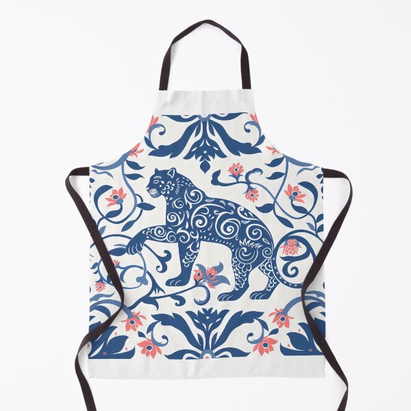 Item preview, Copy of Blue Panther And Flower Folk Art designed and sold by xiao xuans.