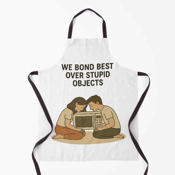 Item preview, We Bond Best Over Stupid Objects – Minimal Couple Edition designed and sold by Ironzoulz.
