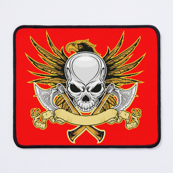 Item preview, skull with cross axe with eagle designed and sold by ak7sailor.