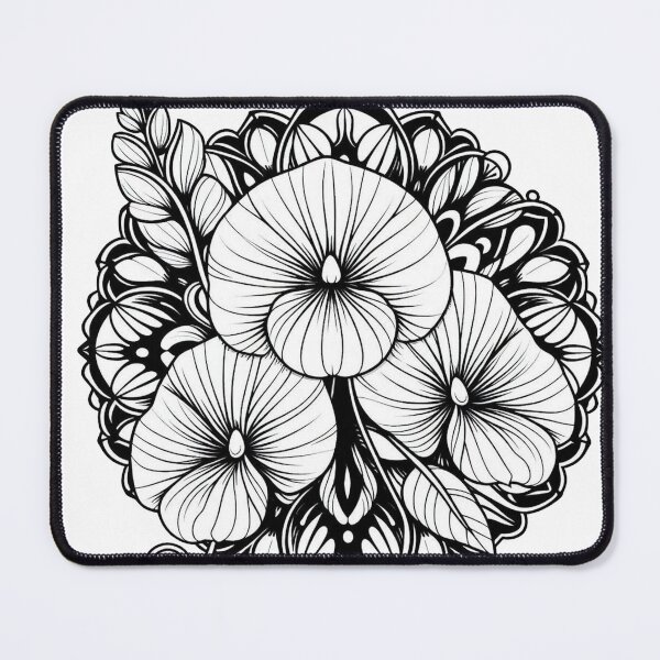 Item preview, Hibiscus Flower Mandala Motif – Vibrant AI Work for Beach Lovers & Travel-Inspired Clothing & Accessories designed and sold by knalpot-design.