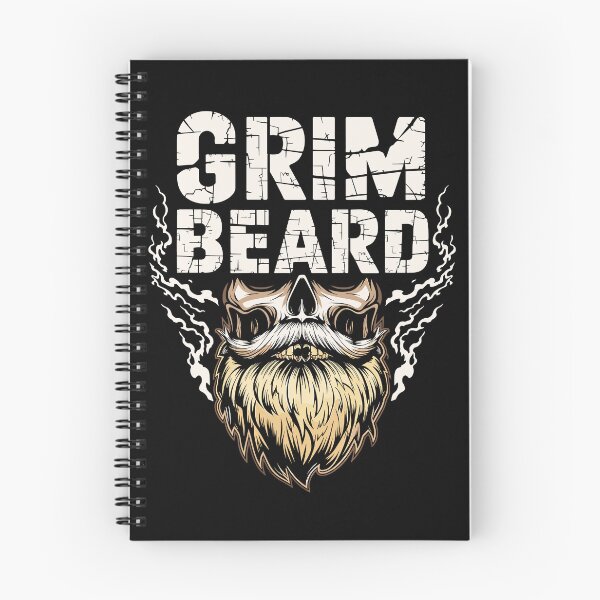 Item preview, Grim Beard Skull with Smoking designed and sold by Taans-Creation.