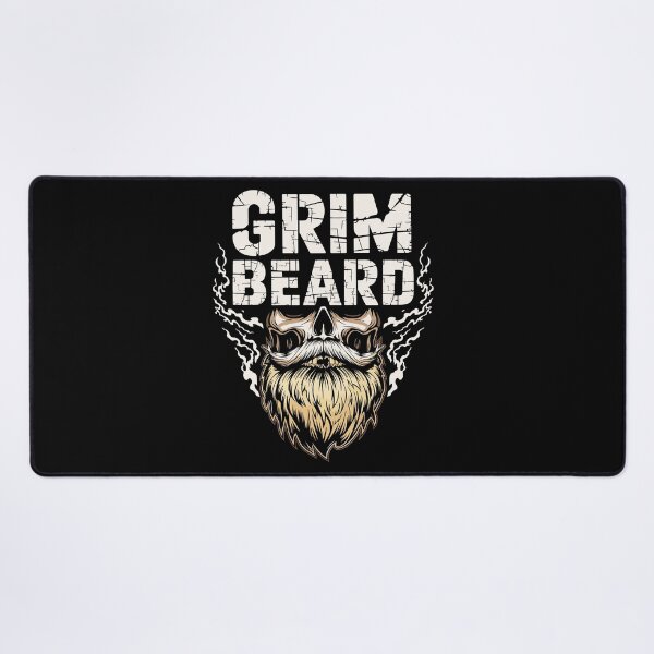 Item preview, Grim Beard Skull with Smoking designed and sold by Taans-Creation.