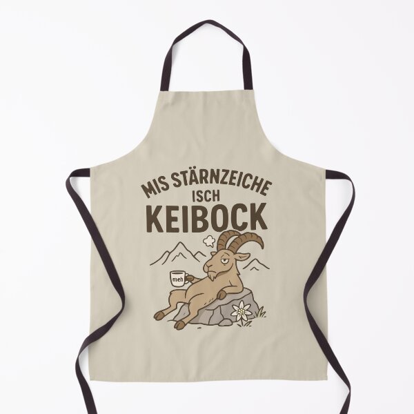 Item preview, Kein Bock Steinbock - Funny Alpine T-Shirt with Swiss German saying designed and sold by Helvetioes.