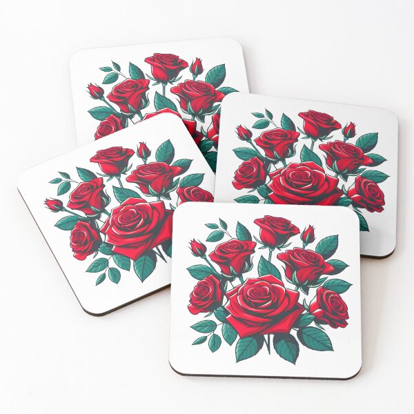 Item preview, Red Rose Bouquet Illustration designed and sold by Fikuall.