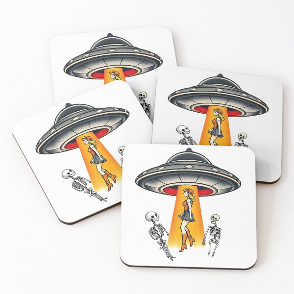 Item preview, Retro UFO Abduction Design designed and sold by Mido-artister.