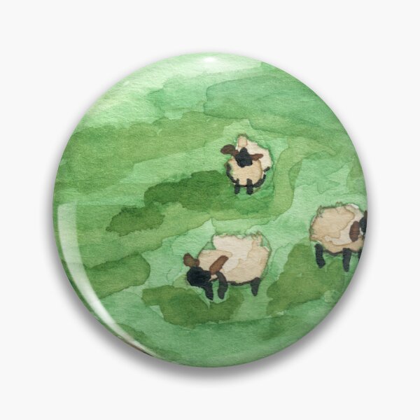 Item preview, Sheep on the Spring Hills designed and sold by JustPlainFfun.