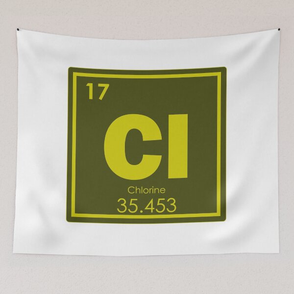 Item preview, Chlorine chemical element designed and sold by tony4urban.