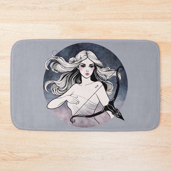 Item preview, Sierra the Sagittarius - Moonlit Gray designed and sold by MaryAura.