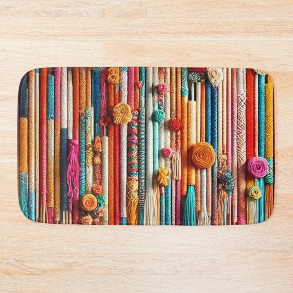 Item preview, Colorful Tassel Vibes – Vibrant Boho Chic Pattern Design designed and sold by ZoyaSav.