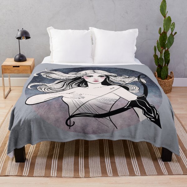Item preview, Sierra the Sagittarius - Moonlit Gray designed and sold by MaryAura.