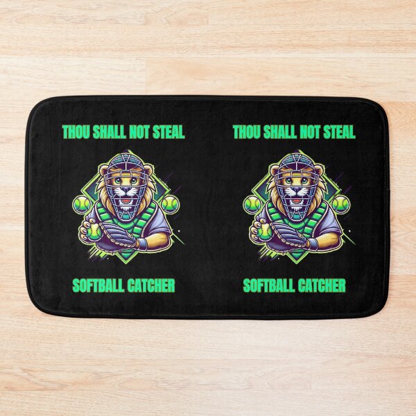 Item preview, Thou Shall Not Steal Softball Catcher designed and sold by TrendsLook.