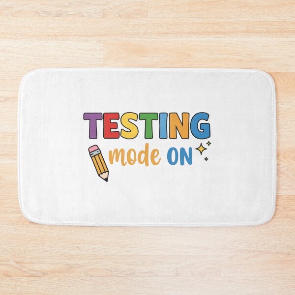 Item preview, Testing Mode ON Fun Rainbow Pencil Exam Day designed and sold by Alex Songs.