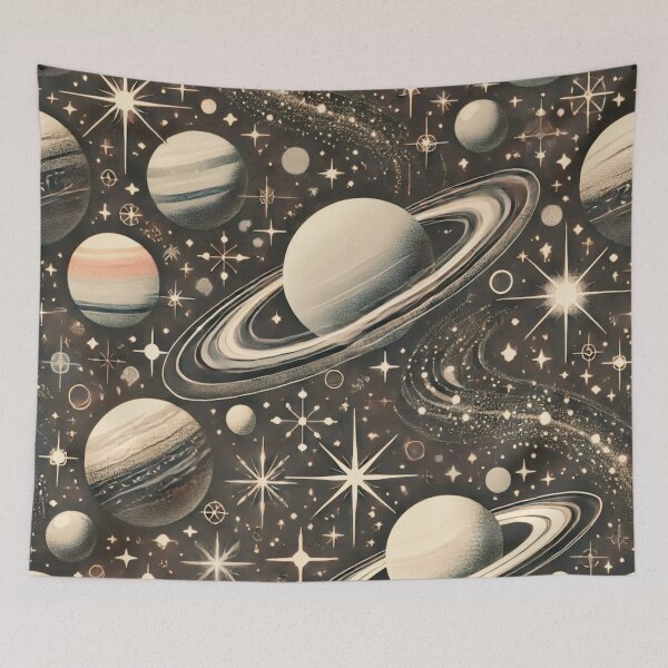 Item preview, space themed pattern designed and sold by TEEJAMBOREE.