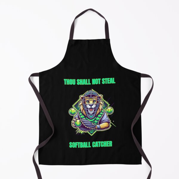 Item preview, Thou Shall Not Steal Softball Catcher designed and sold by TrendsLook.