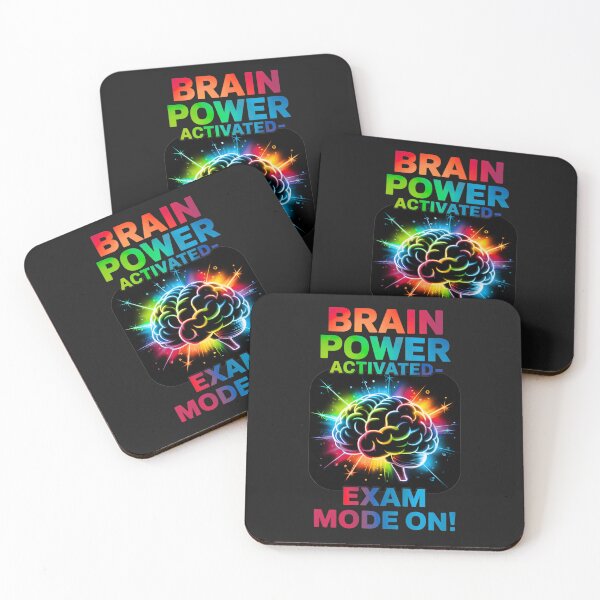 Item preview, Brain Power Activated, Exam Mode On! Unlock Your Potential And Ace Your Test! designed and sold by elynne9.