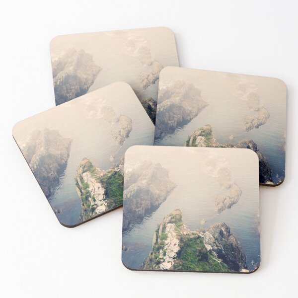 Item preview, Burgh Island Rock Looking Out to Sea in the Mist designed and sold by NJCArtPhoto.