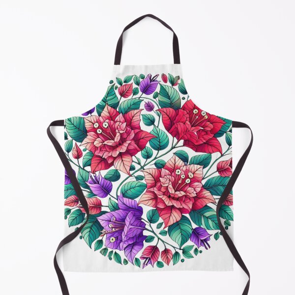 Item preview, Bougainvillea Flower Mandala Motif – Vibrant AI Work for Beach Lovers & Travel-Inspired Clothing & Accessories designed and sold by knalpot-design.