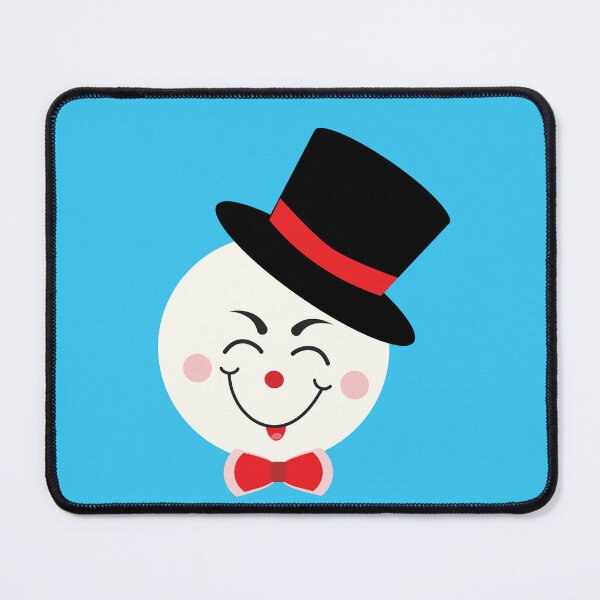 Item preview, snowman with red hat, The cartoon portrays smile, designed and sold by Wunnipaogtun.