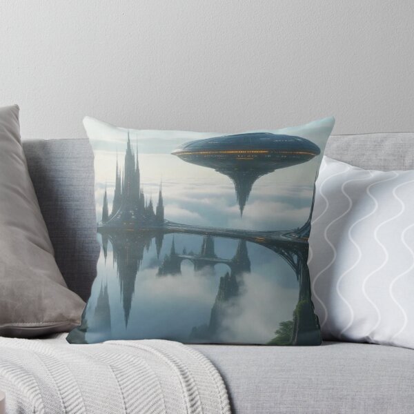 Item preview, Twin Suns Above the Ruins – The Floating City of Antigravity designed and sold by eXtraHumans.