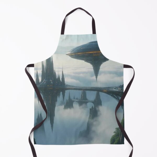 Item preview, Twin Suns Above the Ruins – The Floating City of Antigravity designed and sold by eXtraHumans.