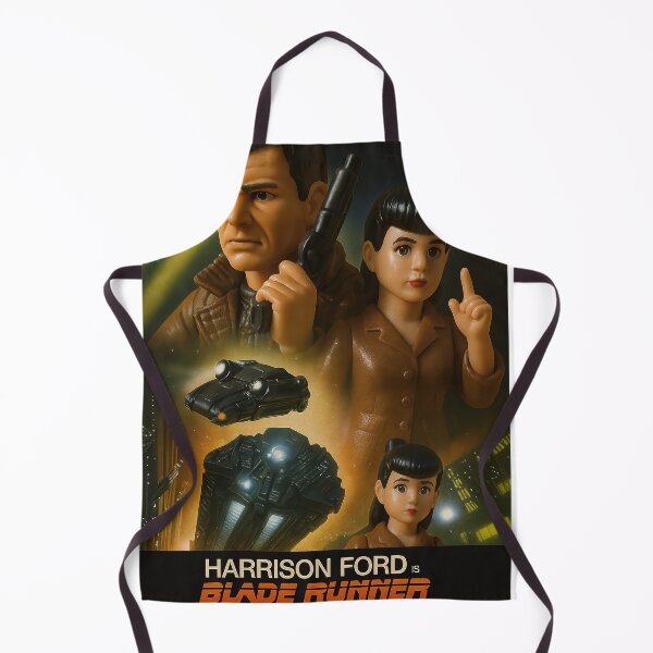 Item preview, Iconic Science Fiction Movie Poster - BLADE RUNNER - Plastic Action Figure Version designed and sold by Earth Celebration Designs.