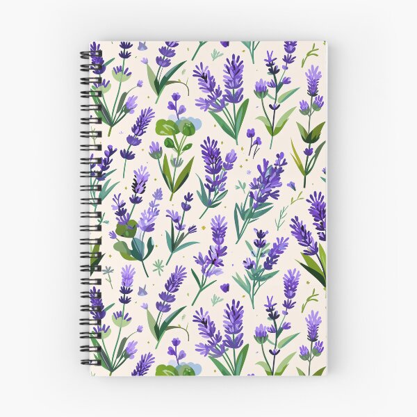 Item preview, Elegant Lavender Blooms Pattern designed and sold by ArtDzignsZA.
