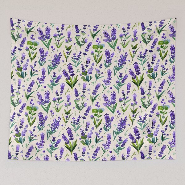 Item preview, Elegant Lavender Blooms Pattern designed and sold by Canvas-Whispers.