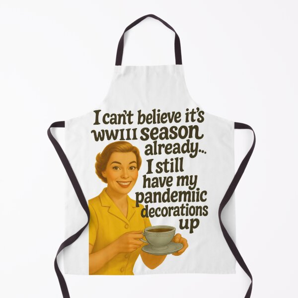 Item preview, Funny satirical Pandemic World War 3 lady. designed and sold by Shoot-The-Moon.