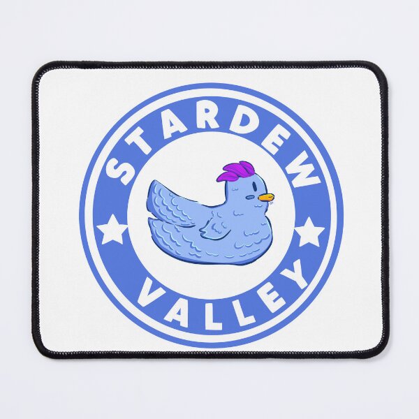 Item preview, blue chicken best friend shane chicken stardew valley designed and sold by madameelvirah.