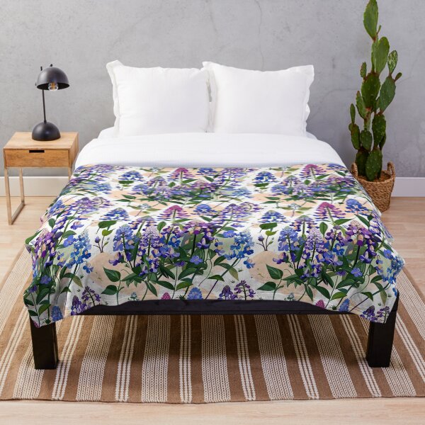 Item preview, Vibrant Lupine Blooms Pattern designed and sold by Canvas-Whispers.