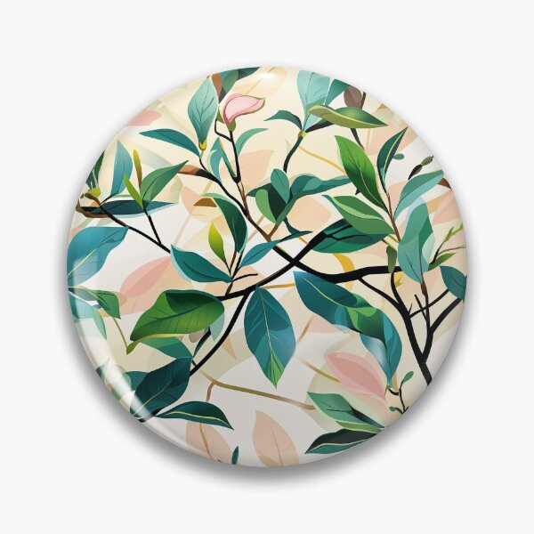 Item preview, Colorful Magnolia Leaves Pattern designed and sold by Canvas-Whispers.