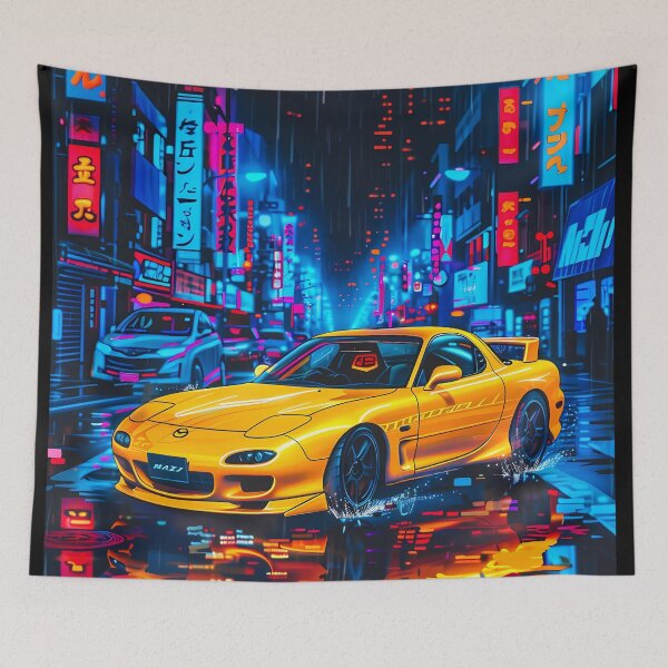Item preview, Tokyo Drift T-Shirt – スピード魂 Neon Night Ride designed and sold by AP_1979.