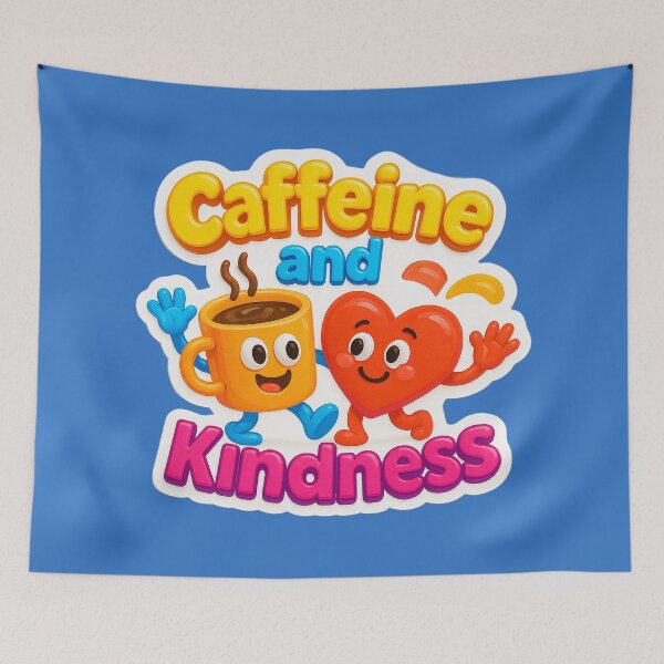 Item preview, Coffee and friendliness – cheerful design designed and sold by Girih.