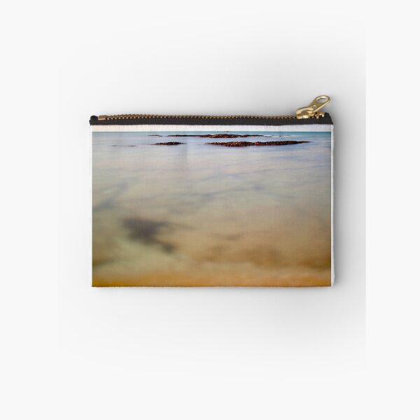 Item preview, Clear Seawater Rushing Sand at Thurlestone Beach Devon England designed and sold by NJCArtPhoto.