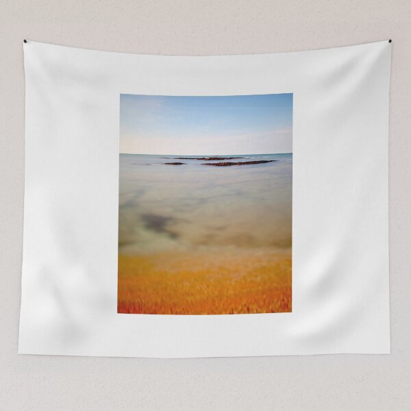 Item preview, Clear Seawater Rushing Sand at Thurlestone Beach Devon England designed and sold by NJCArtPhoto.