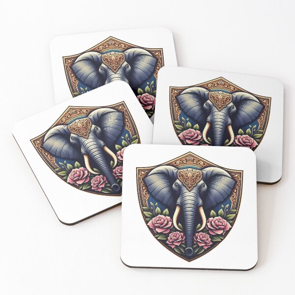 Item preview,  BEAUTIFUL HINDU ELEPHANT HEAD SHIELD (WHITE) designed and sold by Marlon Oseguera.