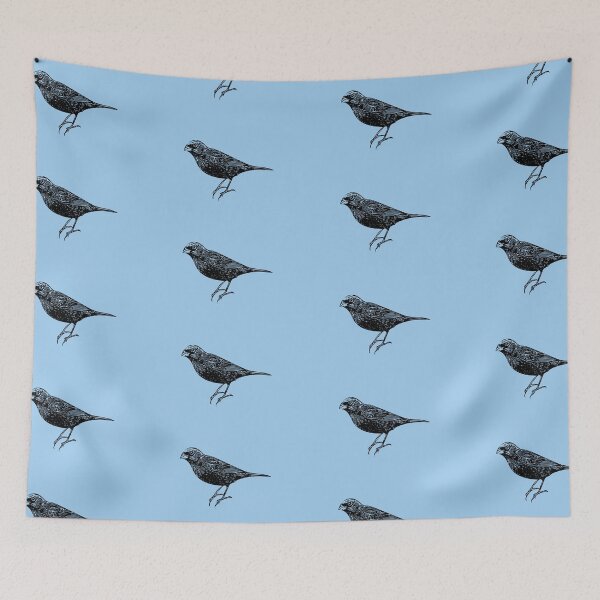 Item preview, Varied Bunting Black Design  designed and sold by designsasstultd.