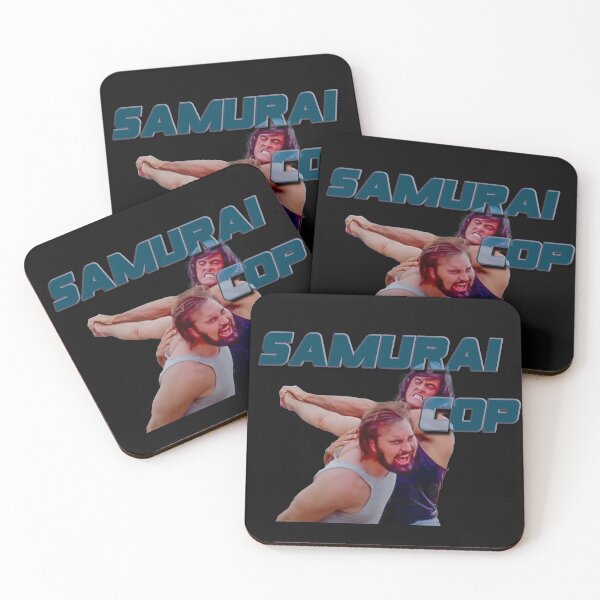 Item preview, Samurai Cop and Yamashita fight designed and sold by SvarunPogani.