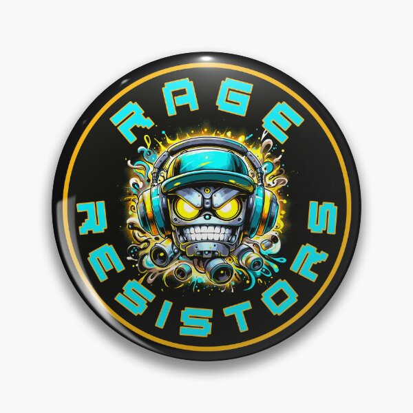 Item preview, RAGE RESISTORS: Cranky Cyborg DJ Blasts Beats and Melts Wires Like a Boss designed and sold by DopeVibeStuff.
