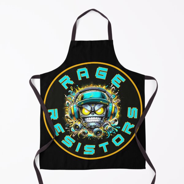 Item preview, RAGE RESISTORS: Cranky Cyborg DJ Blasts Beats and Melts Wires Like a Boss designed and sold by DopeVibeStuff.